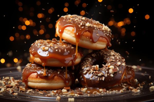 Donuts Recheados com Chocolate